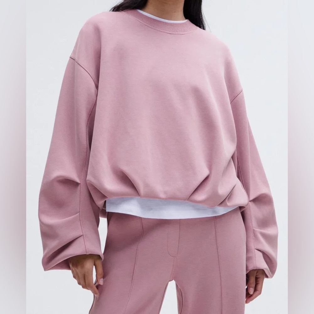Lululemon Softstreme Voluminous Sleeve Pullover - Pink